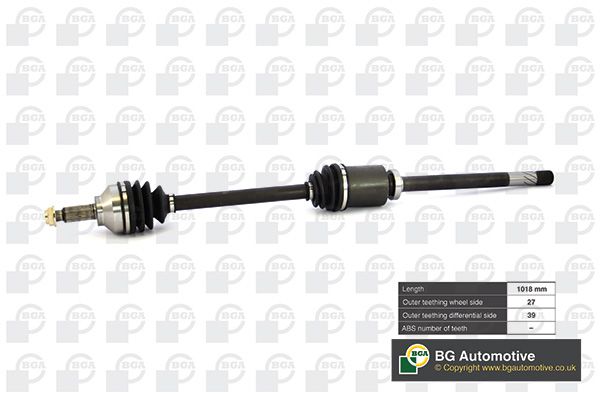 Wał napędowy BGA DS7319R