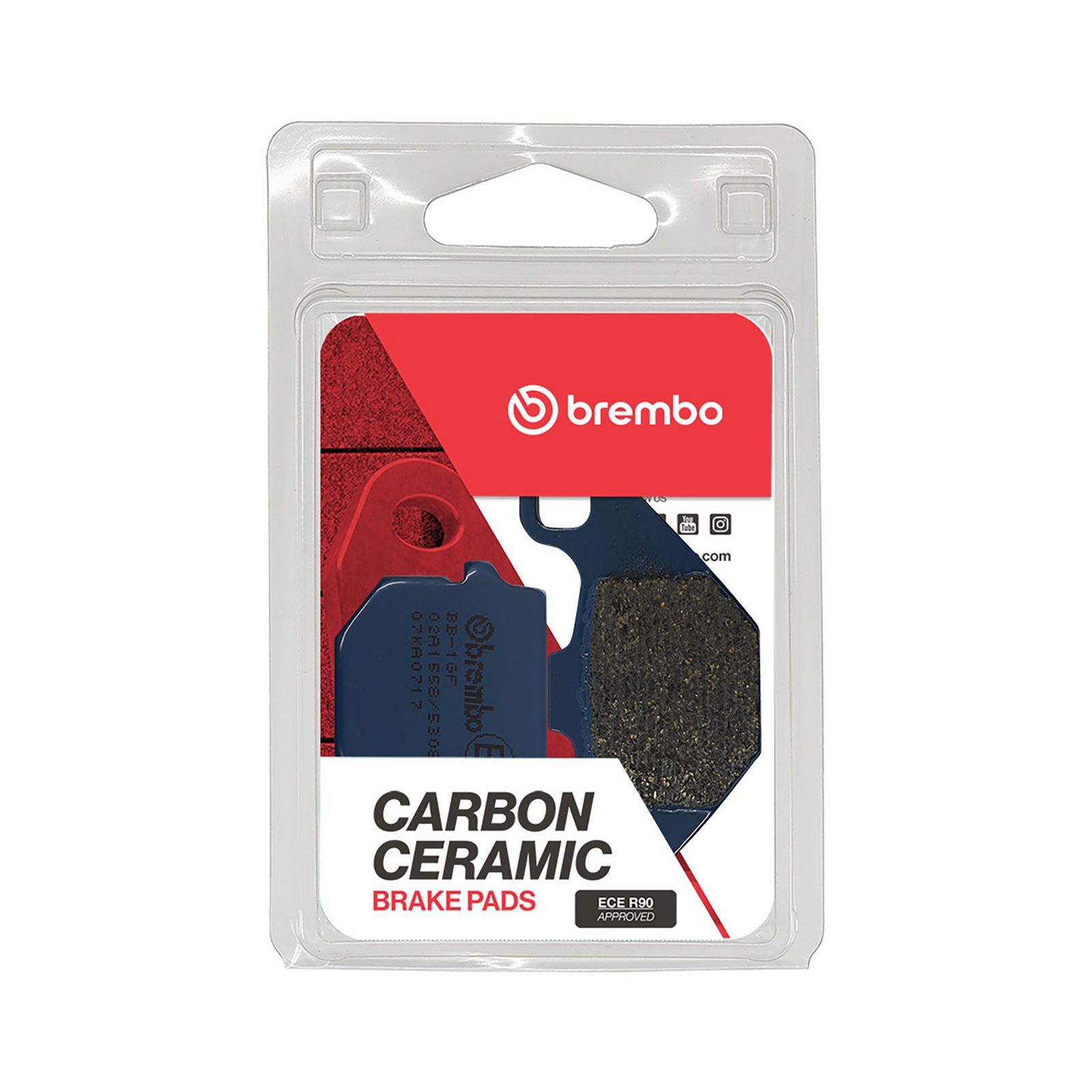 set placute frana,frana disc BREMBO PRIME - CarbonCeramic 07KA0717