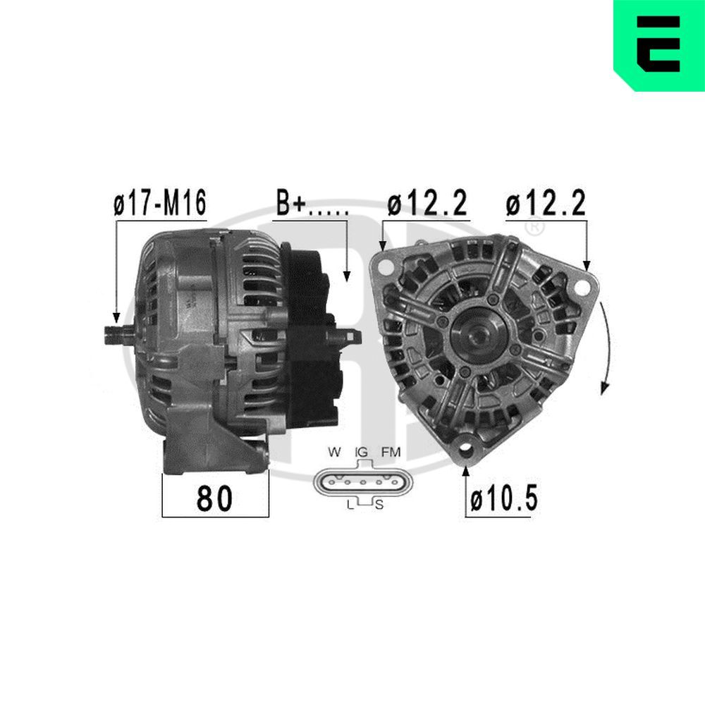 Generator / Alternator ERA 209122