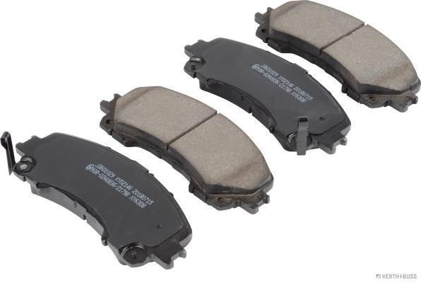 set placute frana,frana disc HERTH+BUSS JAKOPARTS J3601029