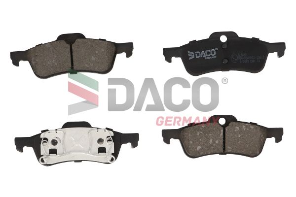 Zestaw klocków hamulcowych, hamulce tarczowe DACO GERMANY 322419