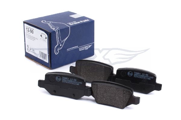 Levně Sada brzdových destiček, kotoučová brzda TOMEX Brakes 12-90