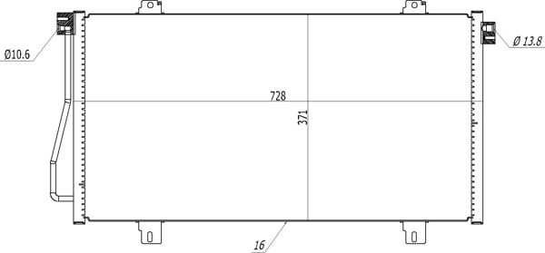Skraplacz, klimatyzacja HART 611 207