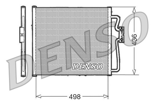Kondenzátor klimatizácie DENSO DCN23009