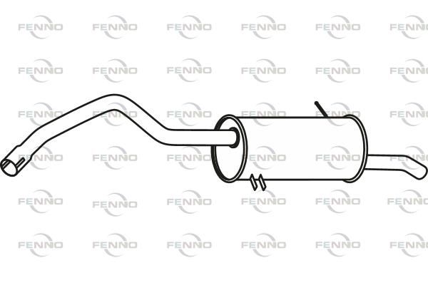 Tłumik końcowy FENNO P49024