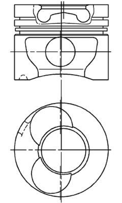 Piston KOLBENSCHMIDT 94823700