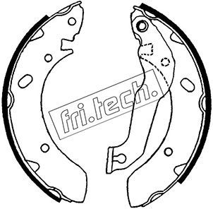 Zestaw szczęk hamulcowych FRI.TECH. 1046.201