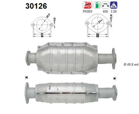 Katalizator AS 30126