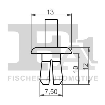 Clip, listwa ochronna FA1 21-20007.10