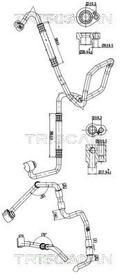 conducta presiune variabila,aer conditionat TRISCAN 9010 29065