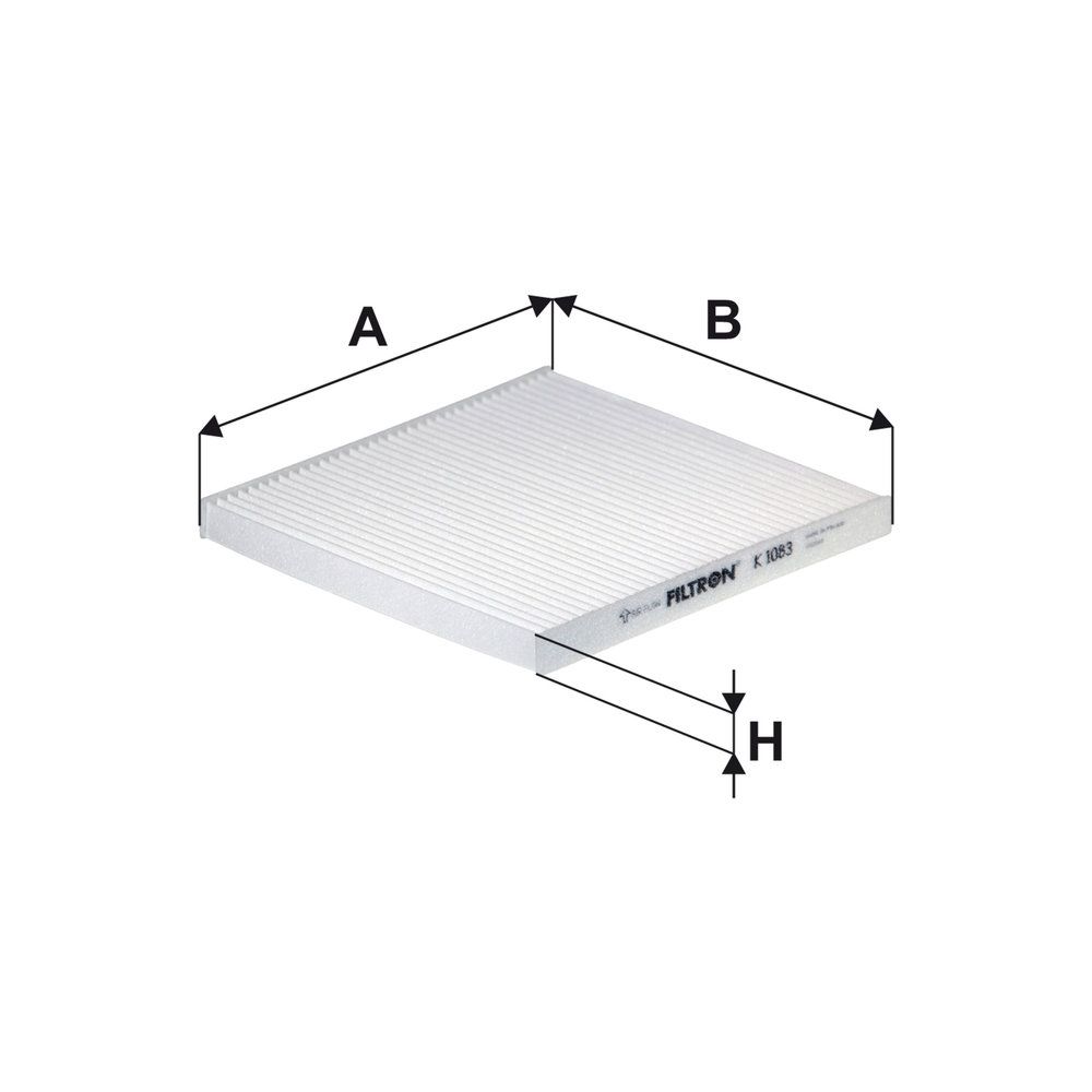 Levně Filtr, vzduch v interiéru FILTRON K 1083
