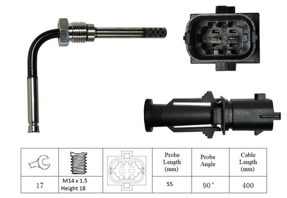 czujnik, temperatura spalin LUCAS LGS7010