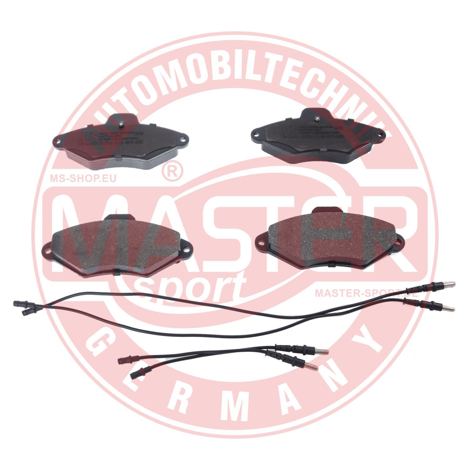 Zestaw klocków hamulcowych, hamulce tarczowe MASTER-SPORT GERMANY 13046039562N-SET-MS