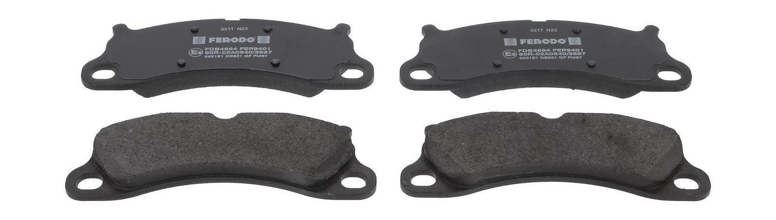 set placute frana,frana disc FERODO FDB4664