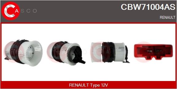 vnitřní ventilátor CASCO CBW71004AS