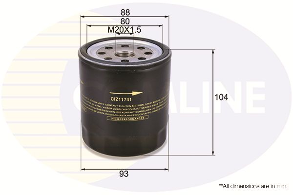 Filtr oleju COMLINE CIZ11741