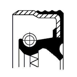 Pierścień uszczelniający wału, różnicowy CORTECO 49496335