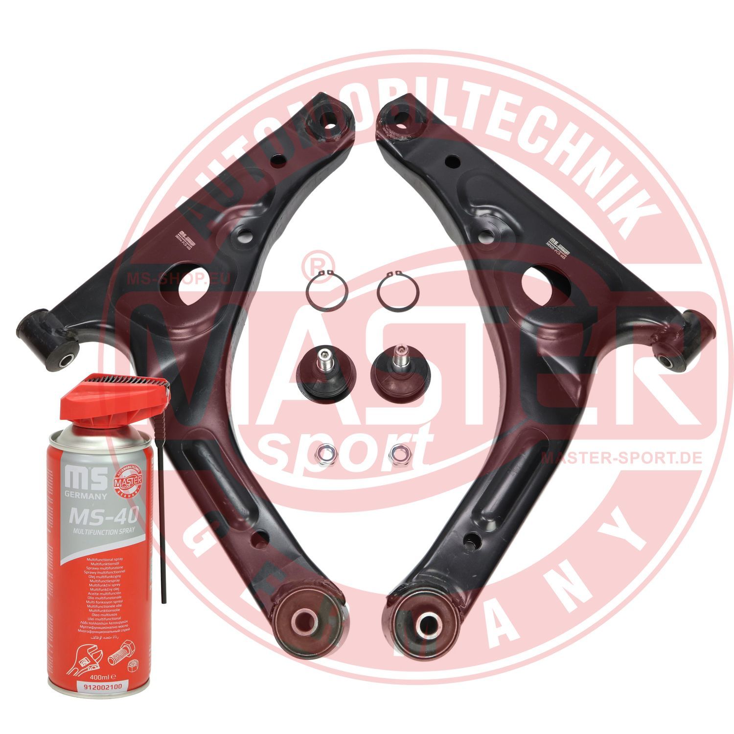 Zestaw wahacza, zawieszenie koła MASTER-SPORT GERMANY 37038-KIT-MSP