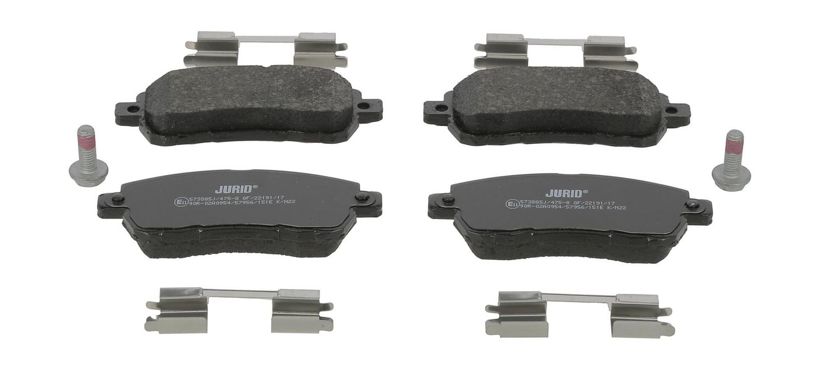 Комплект тормозных колодок, дисковый тормоз