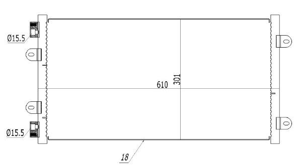 Condensator, climatizare MTR 13054401