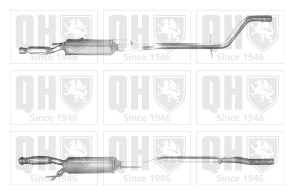 Filtr sadzy / filtr cząstek stałych, układ wydechowy QUINTON HAZELL QDPF11274H