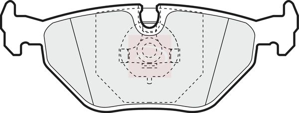 Apec - Rear Brake Pad Set