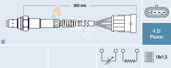 Sonda lambda FAE 77610