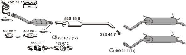 Układ wydechowy ERNST 100270