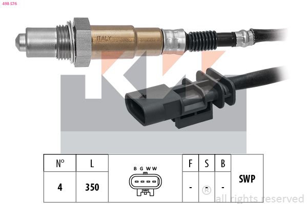 Sonda lambda KW 498 576