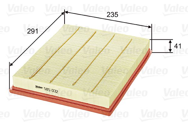 Vzduchový filter VALEO 585032