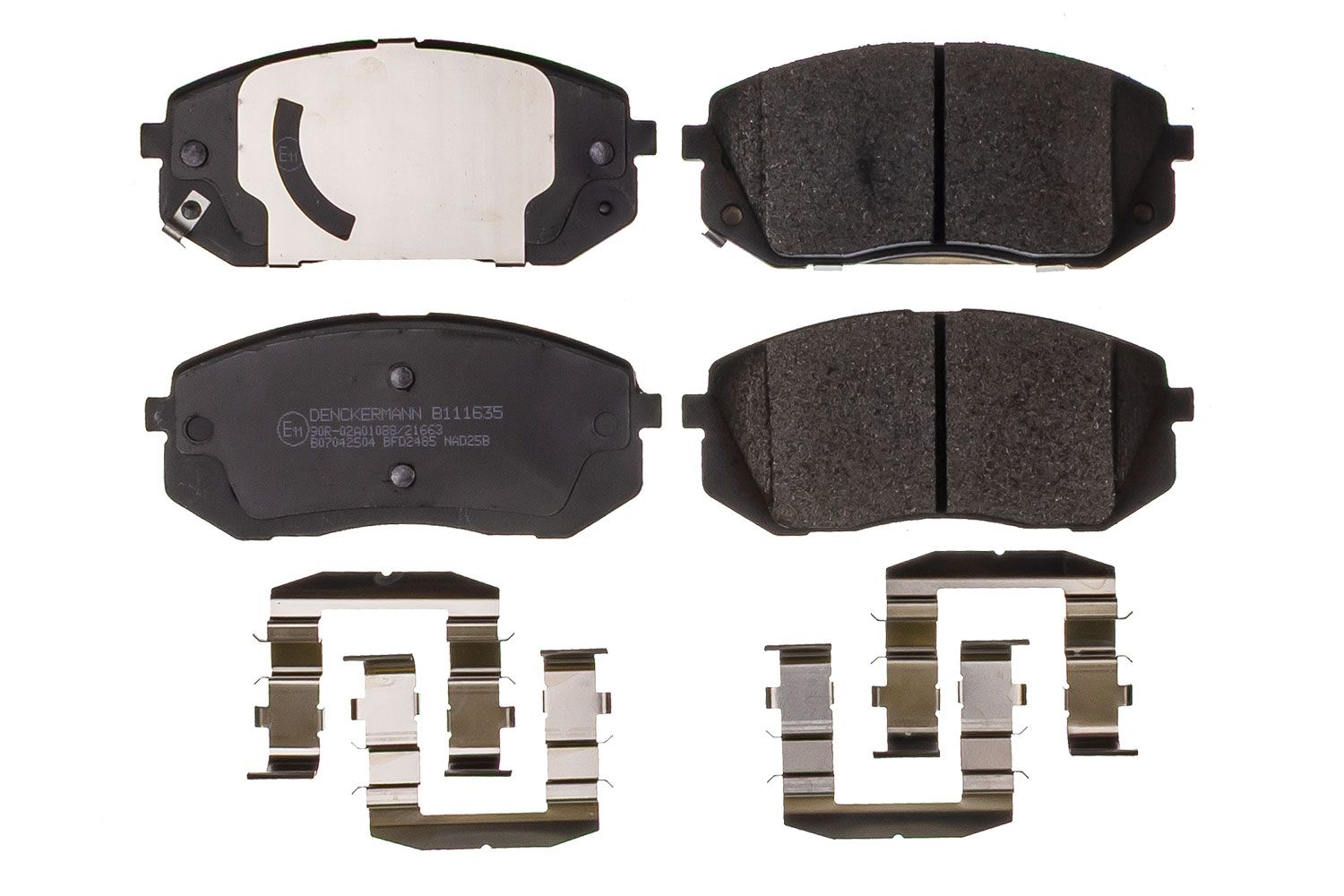 set placute frana,frana disc DENCKERMANN B111635