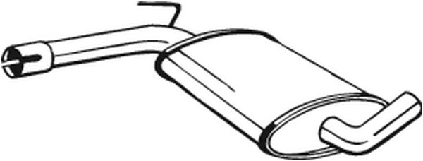 Tłumik środkowy KLOKKERHOLM 233-491