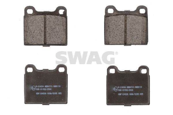 Levně Sada brzdových destiček, kotoučová brzda SWAG 55 91 6231
