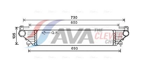 Refroidisseur d'air de suralimentation