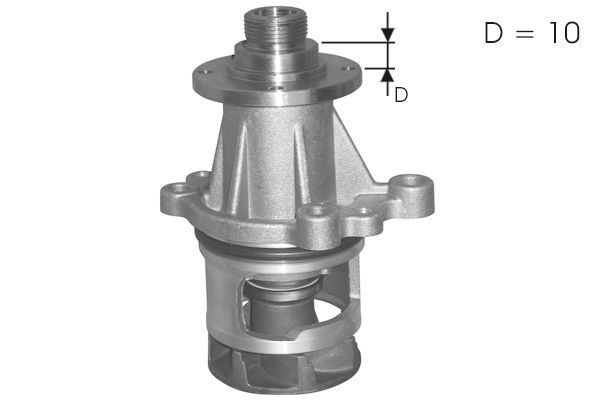 Pompe à eau, refroidissement du moteur