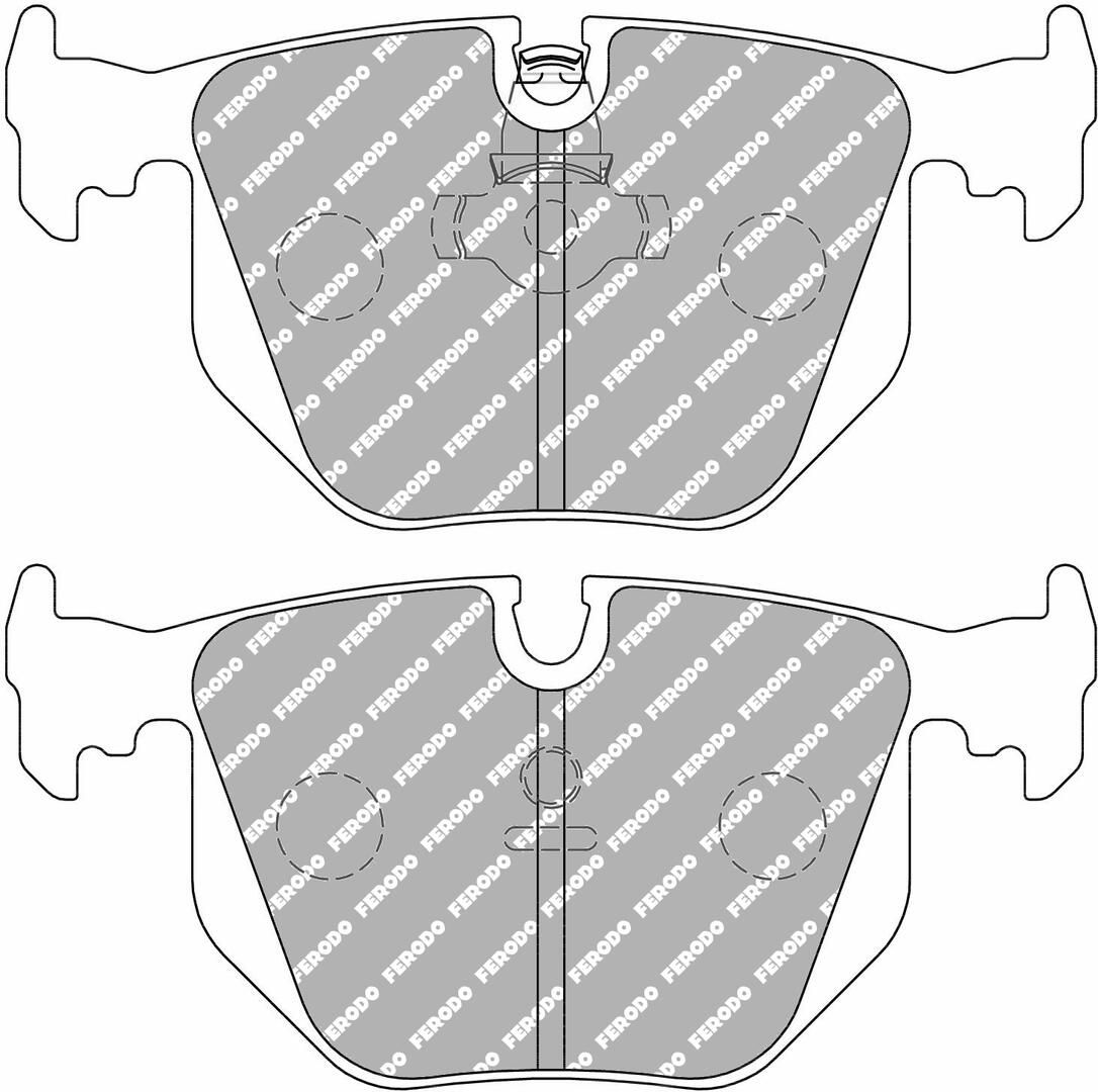 set placute frana,frana disc FERODO FCP1483W