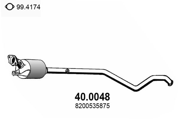 Katalizator ASSO 40.0048