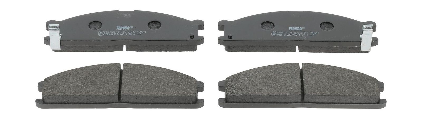 set placute frana,frana disc FERODO FVR641