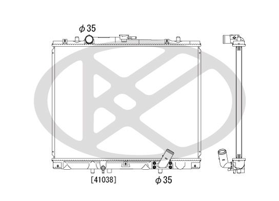 Radiator, racire motor KOYORAD PL030696