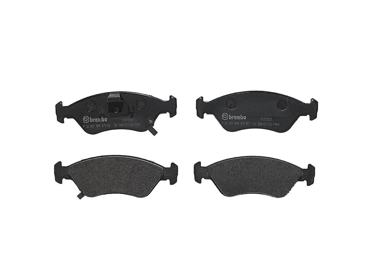 Levně Sada brzdových destiček, kotoučová brzda BREMBO P 30 007