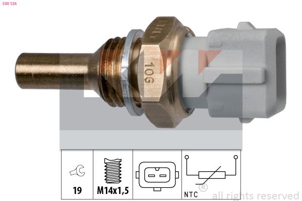 Czujnik, temperatura płynu chłodzącego KW 530 126