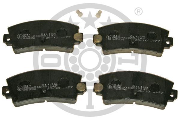 Zestaw klocków hamulcowych, hamulce tarczowe OPTIMAL BP-81111