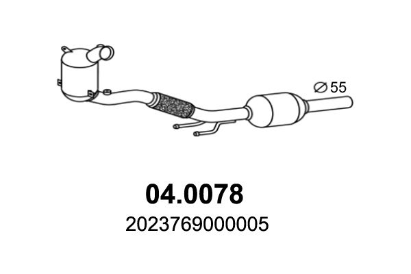 Catalizator ASSO 04.0078