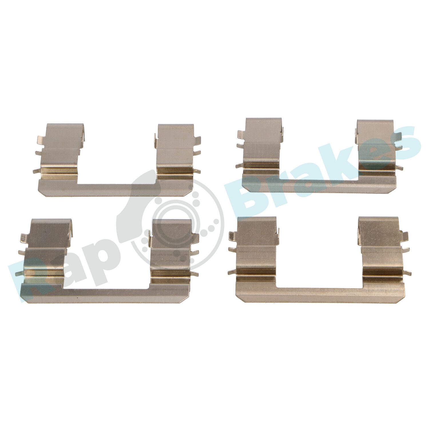 priedų komplektas, diskinių stabdžių trinkelės R-U0224 RAP BRAKES