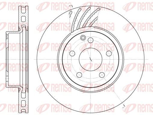 Brzdový kotouč REMSA 6677.10