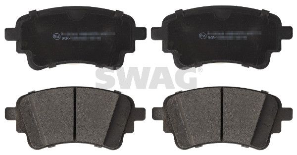 set placute frana,frana disc SWAG 33 10 9321