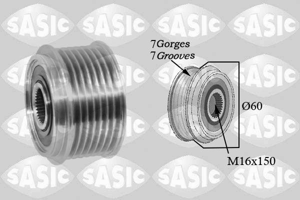 Alternator - sprzęgło jednokierunkowe SASIC 1676027