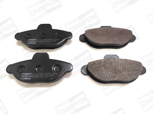 Zestaw klocków hamulcowych, hamulce tarczowe CHAMPION 571749CH
