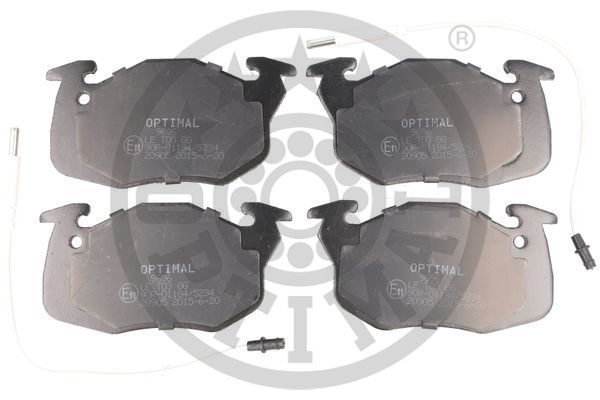 Zestaw klocków hamulcowych, hamulce tarczowe OPTIMAL BP-09696