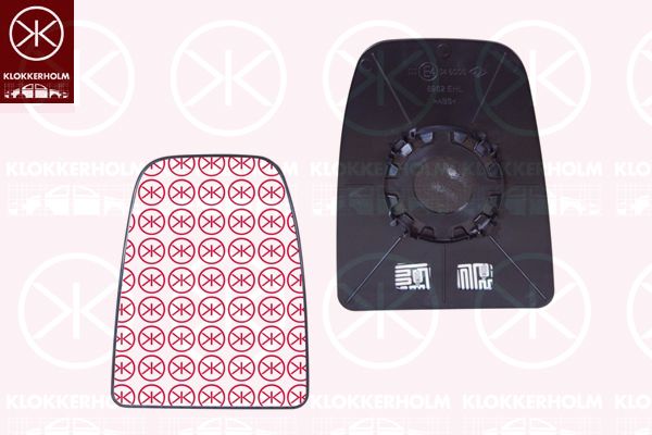 Szkło lusterka, lusterko zewnętrzne KLOKKERHOLM 30821061